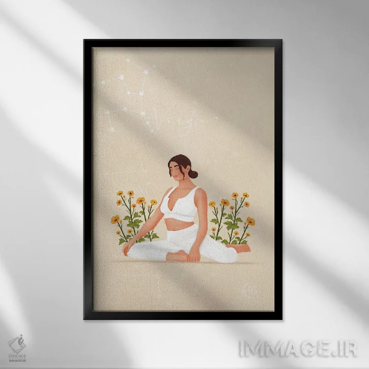 تابلو دکوراتیو ویرگو اثر اله چیریتسکو - نمای قابدار مشکی