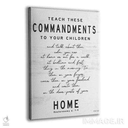 تابلو مدرن این دستورات را آموزش بده اثر سیندی جیکوبز - نمای پرسپکتیو محصول