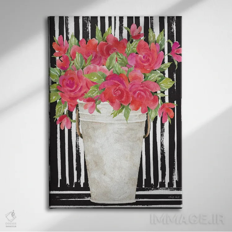 تابلو دکوراتیو فوکوسیاها II اثر سیندی جیکوبز - نمای روبهرو روی دیوار