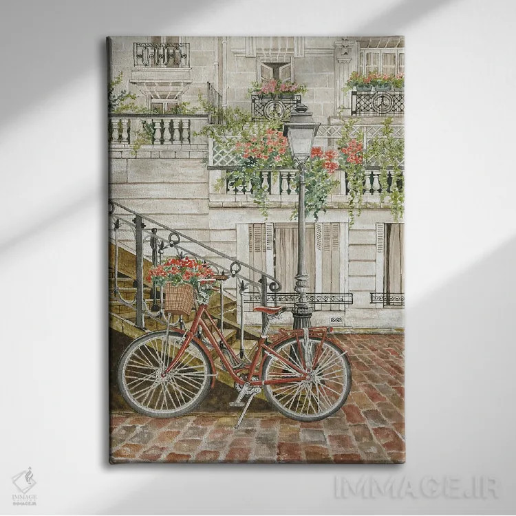 تابلو دکوراتیو جذابیت سنگفرش اثر سیندی جیکوبز - نمای روبهرو روی دیوار