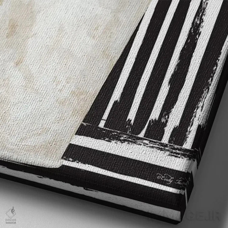 تابلو دکوراتیو فوکوسیاها II اثر سیندی جیکوبز - نمای نزدیک بافت بوم