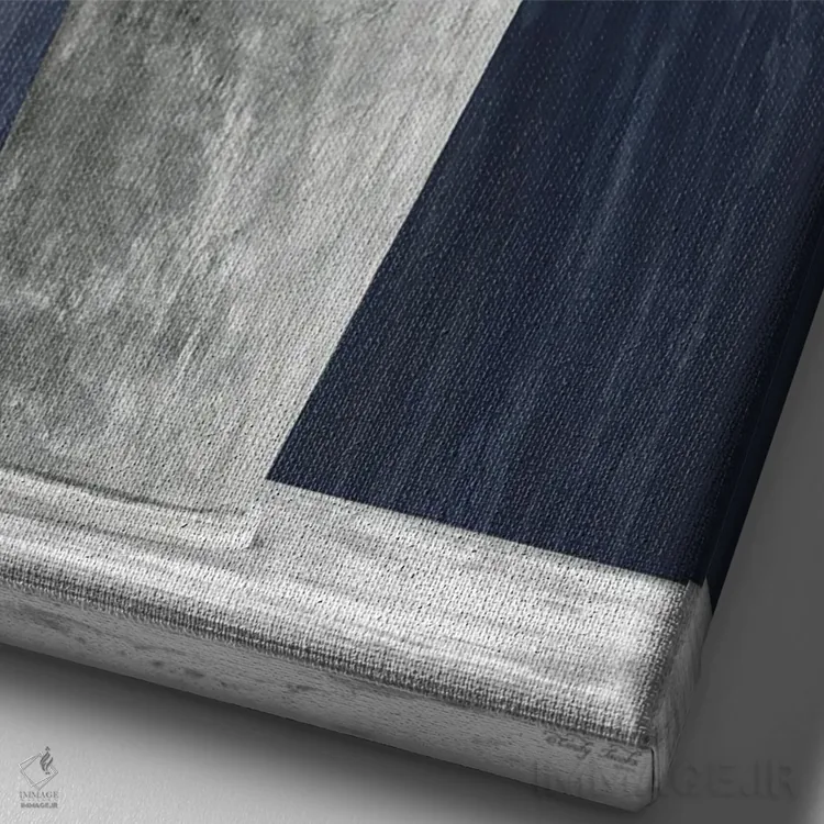 تابلو دکوراتیو قوطی سوراخ شده با گل های سفید اثر سیندی جیکوبز - نمای نزدیک بافت بوم