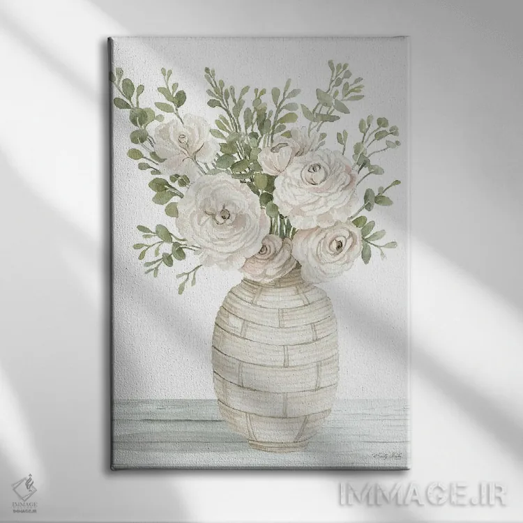 تابلو دکوراتیو سادگی I اثر سیندی جیکوبز - نمای روبهرو روی دیوار