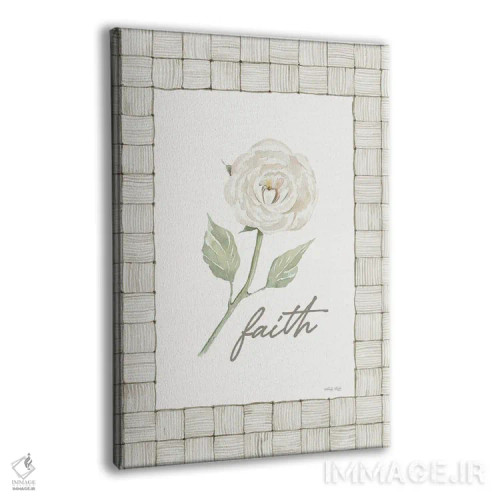 تابلو دکوراتیو گل ایمان اثر سیندی جیکوبز - نمای پرسپکتیو محصول