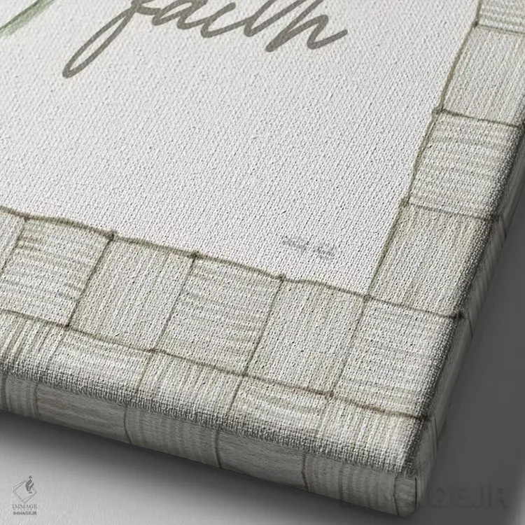 تابلو دکوراتیو گل ایمان اثر سیندی جیکوبز - نمای نزدیک بافت بوم