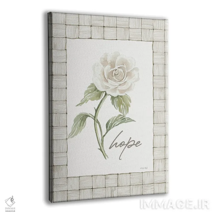 تابلو دکوراتیو گل امید اثر سیندی جیکوبز - نمای پرسپکتیو محصول
