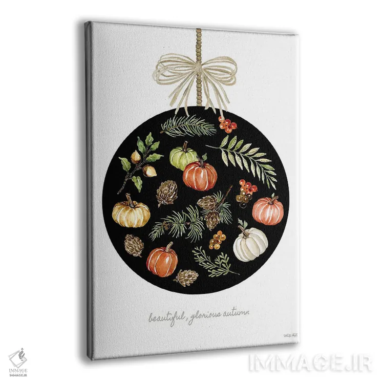 تابلو دکوراتیو Glorious Autumn Ornament,تزئین پاییز زیبا و باشکوه اثر سیندی جیکوبز - نمای پرسپکتیو محصول