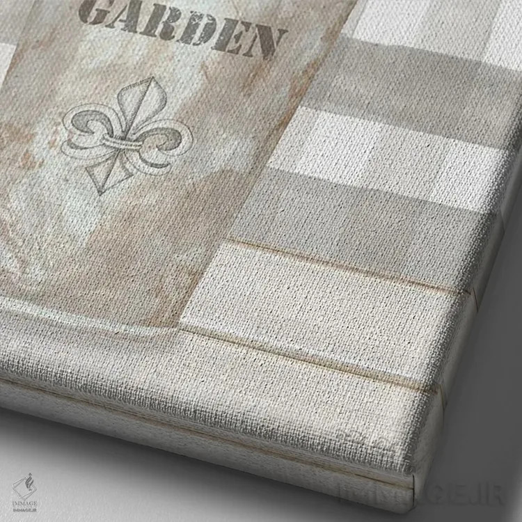 تابلو مدرن لاله های زرد شماره یک اثر سیندی جیکوبز - نمای نزدیک بافت بوم