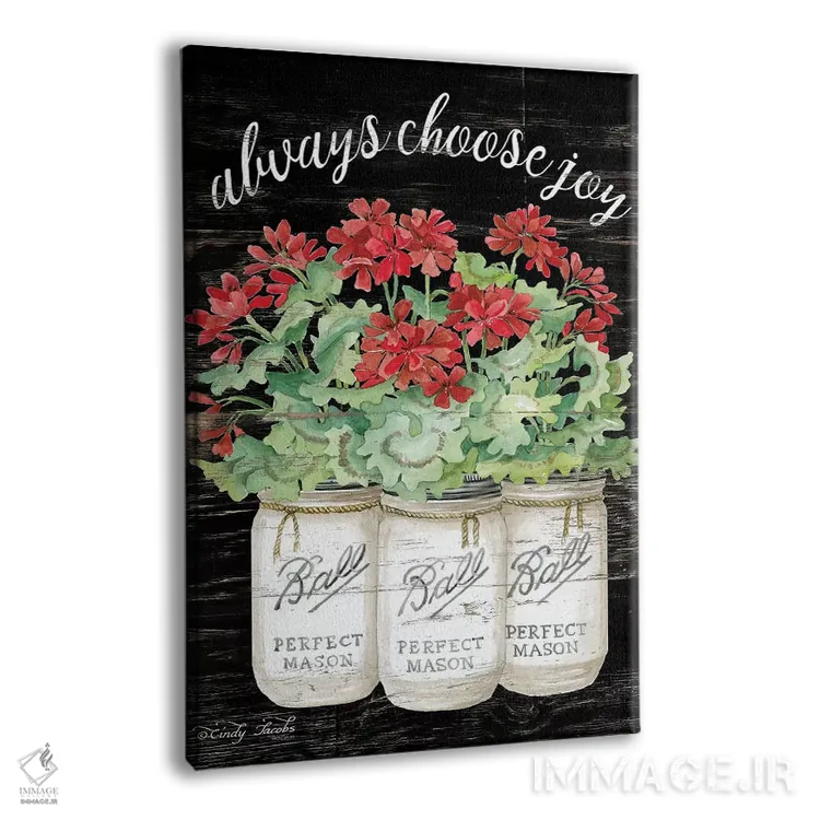 تابلو مدرن شیشه های سفید اثر سیندی جیکوبز - نمای پرسپکتیو محصول