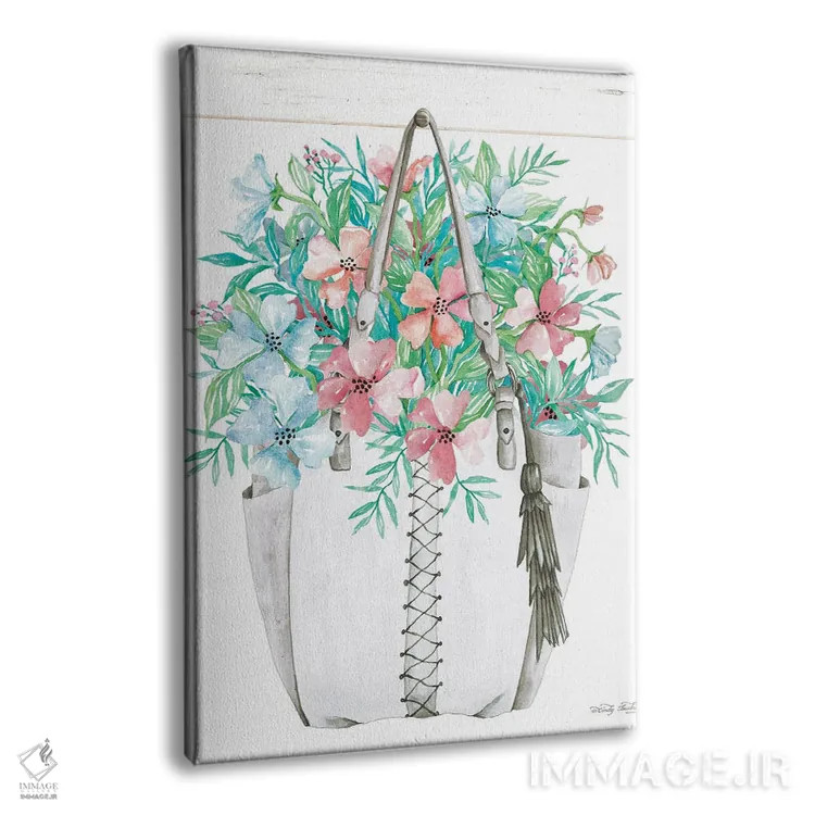 تابلو مدرن برجستگی گلی شماره دو اثر سیندی جیکوبز - نمای پرسپکتیو محصول