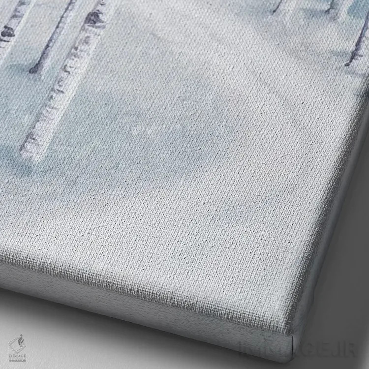 تابلو دکوراتیو جنگل غان اثر سیندی جیکوبز - نمای نزدیک بافت بوم