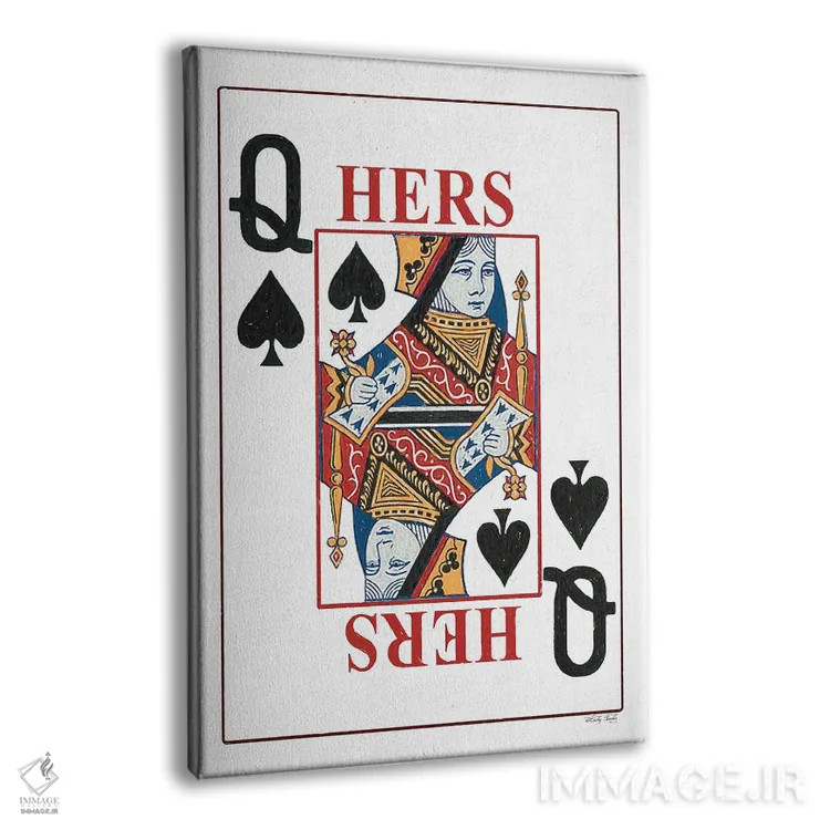 تابلو دکوراتیو ملکه اثر سیندی جیکوبز - نمای پرسپکتیو محصول