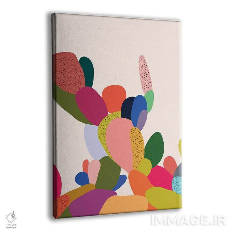 تابلو مینیمال گوش های خرگوشی اثر کارمن جابیر - نمای پرسپکتیو محصول