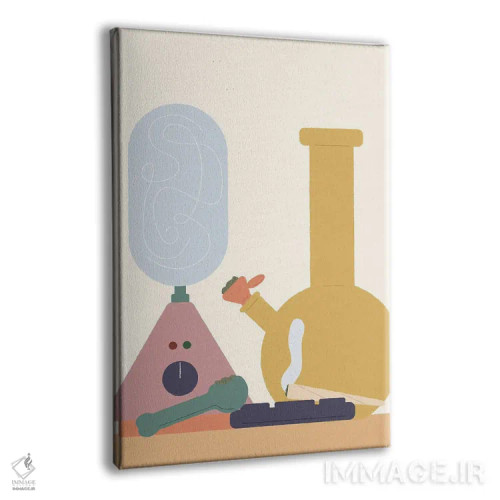 تابلو مینیمال دستگاه اثر کارمن جابیر - نمای پرسپکتیو محصول