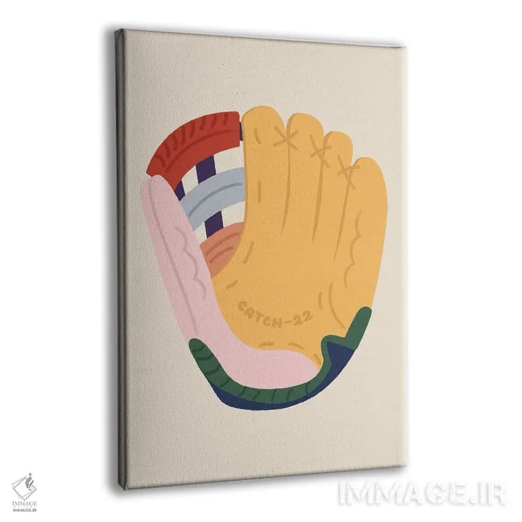 تابلو مینیمال وضعیت معمایی اثر کارمن جابیر - نمای پرسپکتیو محصول