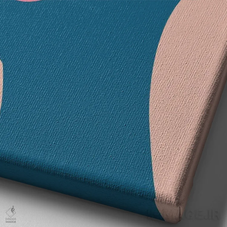 تابلو مدرن ترافیک مغزی اثر کارمن جابیر - نمای نزدیک بافت بوم