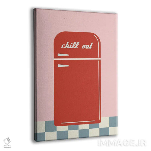 تابلو مینیمال آرام باش اثر کارمن جابیر - نمای پرسپکتیو محصول