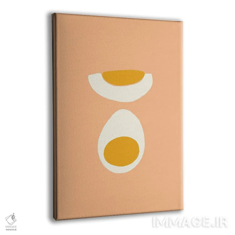 تابلو مینیمال نیم پز اثر کارمن جابیر - نمای پرسپکتیو محصول