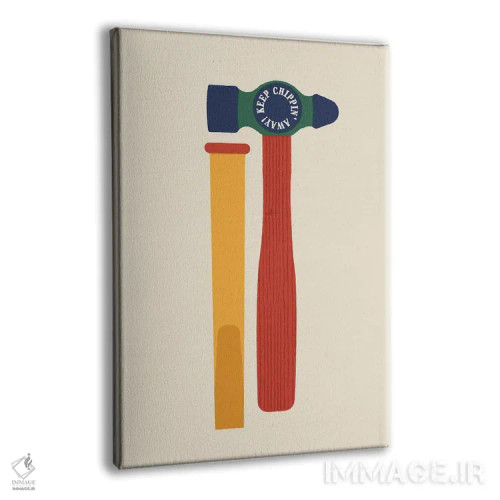 تابلو مینیمال به تلاش ادامه بده اثر کارمن جابیر - نمای پرسپکتیو محصول