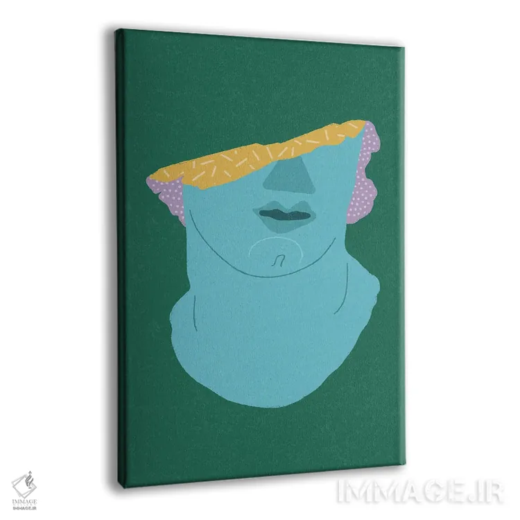 تابلو مینیمال مجسمه سازی شده اثر کارمن جابیر - نمای پرسپکتیو محصول