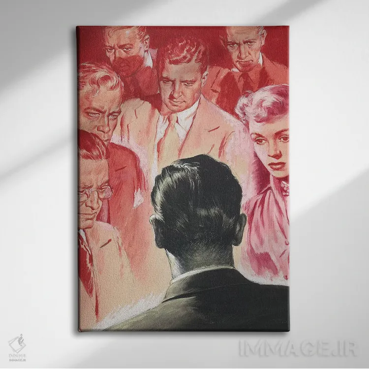 تابلو دکوراتیو کارآگاه یازدهم اثر ارنست چیریاکا - نمای روبهرو روی دیوار