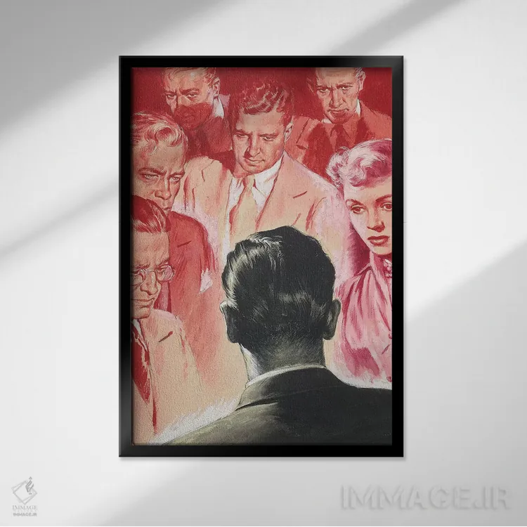 تابلو دکوراتیو کارآگاه یازدهم اثر ارنست چیریاکا - نمای قابدار مشکی