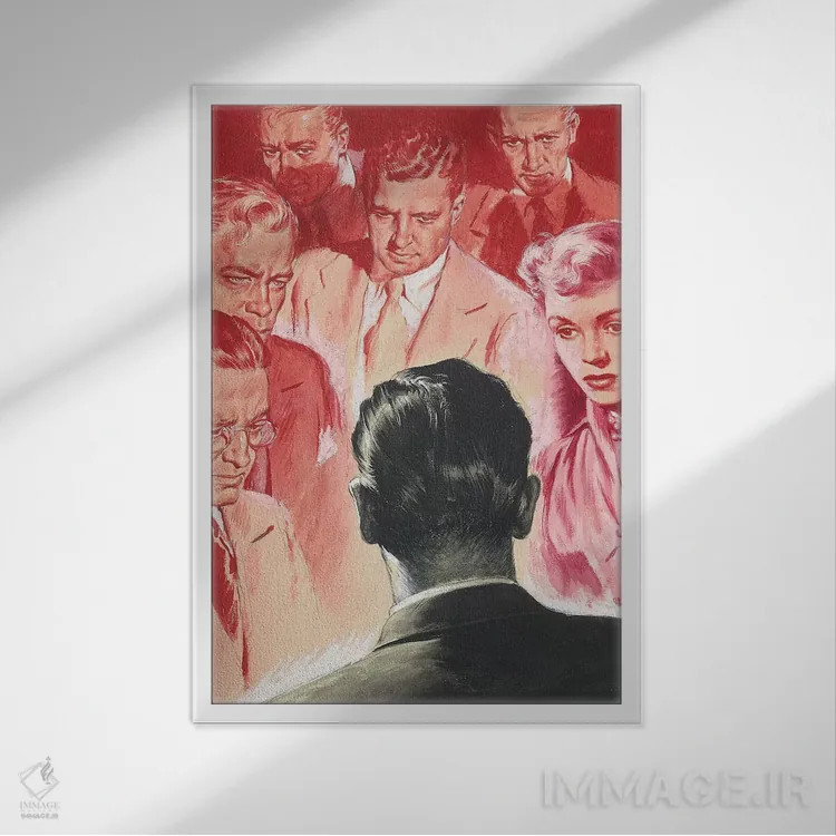 تابلو دکوراتیو کارآگاه یازدهم اثر ارنست چیریاکا - نمای قابدار سفید
