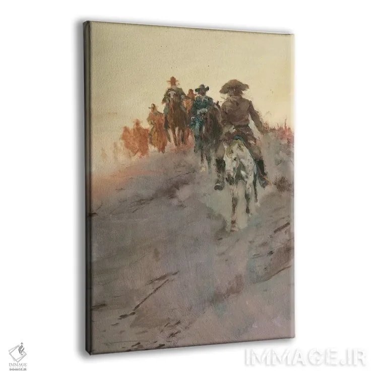 تابلو دکوراتیو گروه تعقیب اثر ارنست چیریاکا - نمای پرسپکتیو محصول