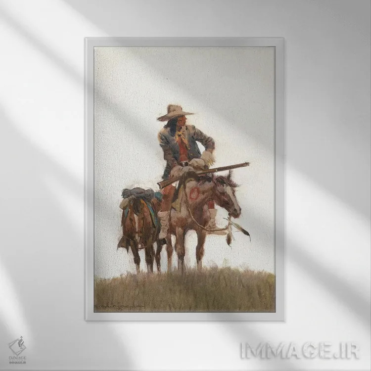 تابلو دکوراتیو غنایم جنگی اثر ارنست چیریاکا - نمای قابدار سفید