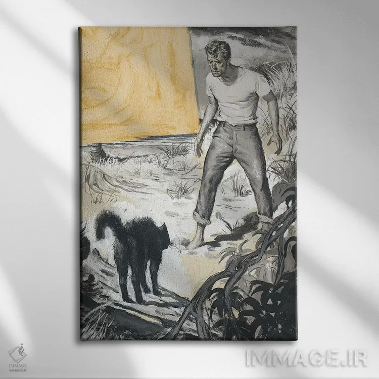 تابلو دکوراتیو کارآگاه دوم اثر ارنست چیریاکا - نمای روبهرو روی دیوار