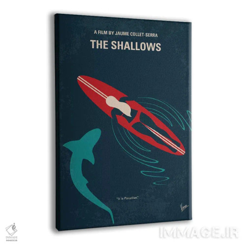 تابلو مینیمال پوستر مینیمال فیلم آب های کم عمق اثر چانکونگ - نمای پرسپکتیو محصول