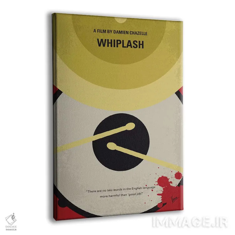 تابلو مینیمال پوستر مینیمال فیلم شلاق اثر چانکونگ - نمای پرسپکتیو محصول