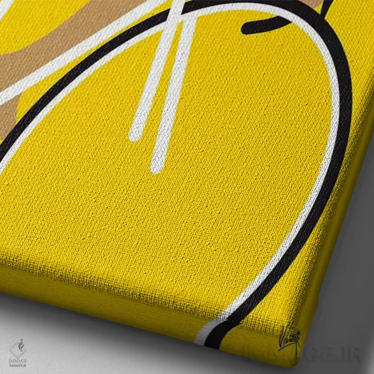 تابلو دکوراتیو پوستر مینیمال تور دو فرانس ۲۰۱۸ اثر چانکونگ - نمای نزدیک بافت بوم