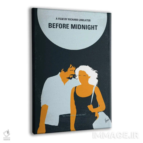 تابلو مینیمال پوستر مینیمال فیلم پیش از نیمه شب اثر چانکونگ - نمای پرسپکتیو محصول