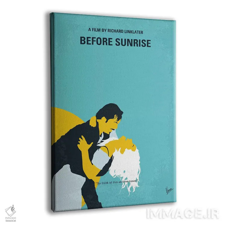 تابلو مینیمال پوستر مینیمال فیلم پیش از طلوع اثر چانکونگ - نمای پرسپکتیو محصول