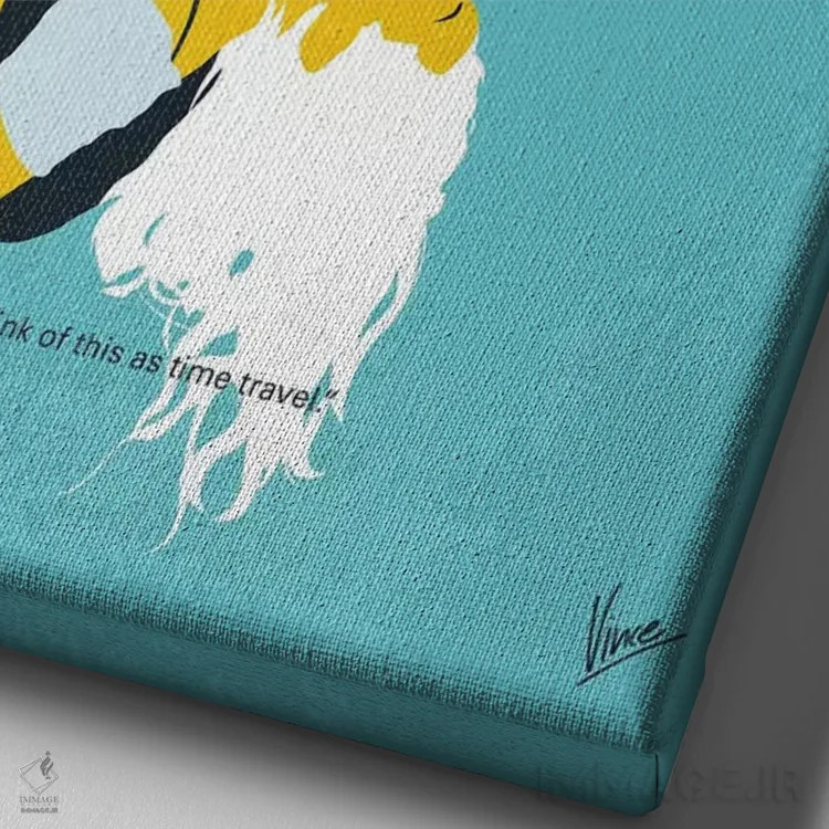 تابلو مینیمال پوستر مینیمال فیلم پیش از طلوع اثر چانکونگ - نمای نزدیک بافت بوم