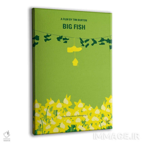 تابلو مینیمال پوستر مینیمال فیلم ماهی بزرگ اثر چانکونگ - نمای پرسپکتیو محصول