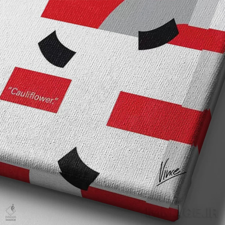 تابلو مینیمال پوستر مینیمال فیلم لوگان لاکی اثر چانکونگ - نمای نزدیک بافت بوم