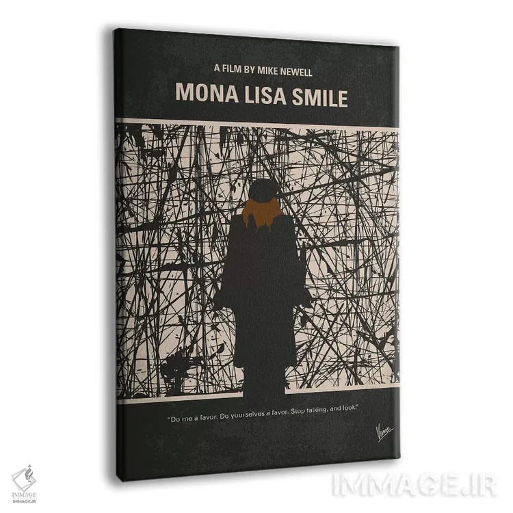 تابلو مینیمال پوستر مینیمال فیلم لبخند مونالیزا اثر چانکونگ - نمای پرسپکتیو محصول