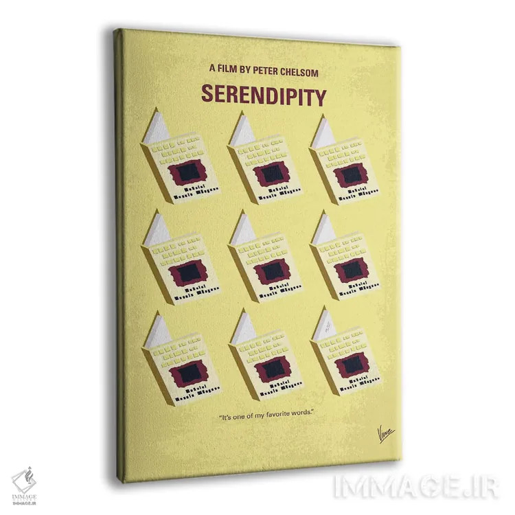 تابلو مینیمال پوستر مینیمال فیلم سرندپییتی اثر چانکونگ - نمای پرسپکتیو محصول