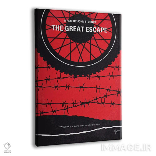 تابلو مینیمال پوستر مینیمال فیلم فرار بزرگ اثر چانکونگ - نمای پرسپکتیو محصول