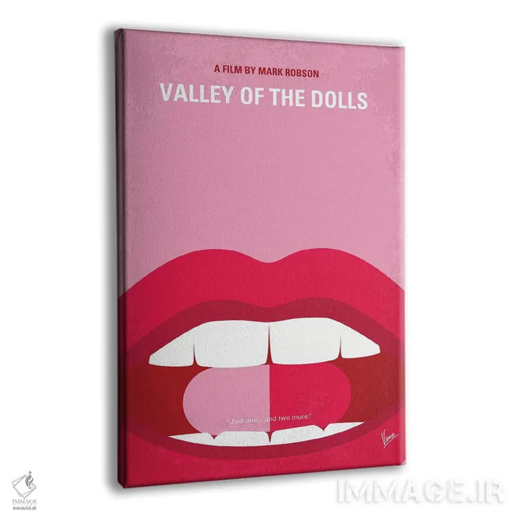 تابلو مینیمال پوستر مینیمال فیلم دره عروسک ها اثر چانکونگ - نمای پرسپکتیو محصول