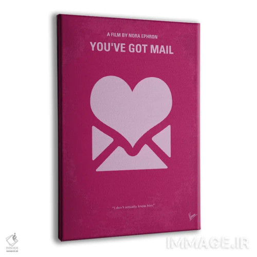 تابلو مینیمال پوستر مینیمال فیلم شما یک ایمیل دارید اثر چانکونگ - نمای پرسپکتیو محصول