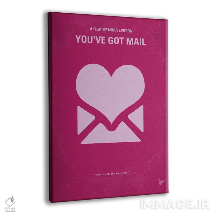 تابلو مینیمال پوستر مینیمال فیلم شما یک ایمیل دارید اثر چانکونگ - نمای پرسپکتیو محصول