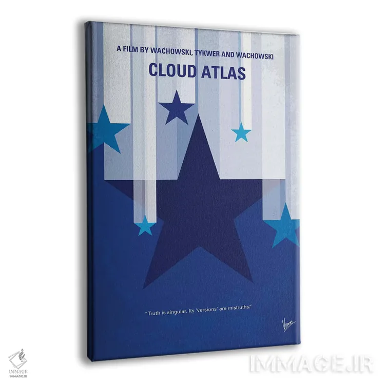 تابلو مینیمال پوستر مینیمال فیلم اطلس ابر اثر چانکونگ - نمای پرسپکتیو محصول
