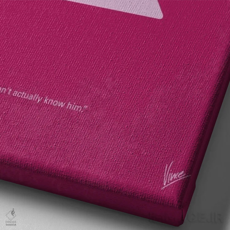 تابلو مینیمال پوستر مینیمال فیلم شما یک ایمیل دارید اثر چانکونگ - نمای نزدیک بافت بوم