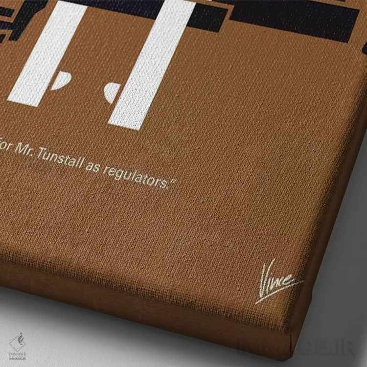 تابلو مینیمال پوستر مینیمال فیلم اسلحه های جوان اثر چانکونگ - نمای نزدیک بافت بوم