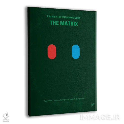 تابلو مینیمال پوستر مینیمال فیلم ماتریکس اثر چانکونگ - نمای پرسپکتیو محصول