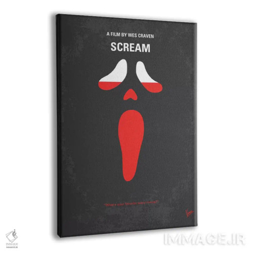 تابلو مینیمال پوستر مینیمال فیلم جیغ اثر چانکونگ - نمای پرسپکتیو محصول