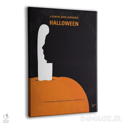 تابلو مینیمال پوستر مینیمال فیلم هالووین من اثر چانکونگ - نمای پرسپکتیو محصول